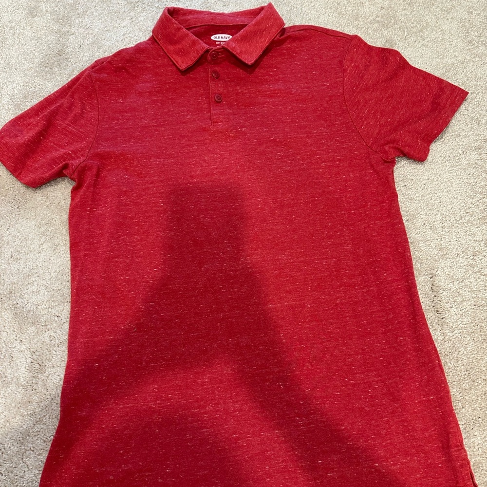 Old Navy Red Polo Shirt Men’s size small